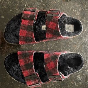 Birkenstock Arizona Sherling size 38 W 7